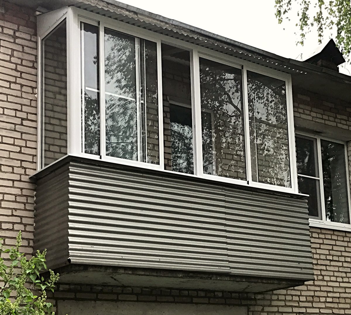 Балкон снаружи