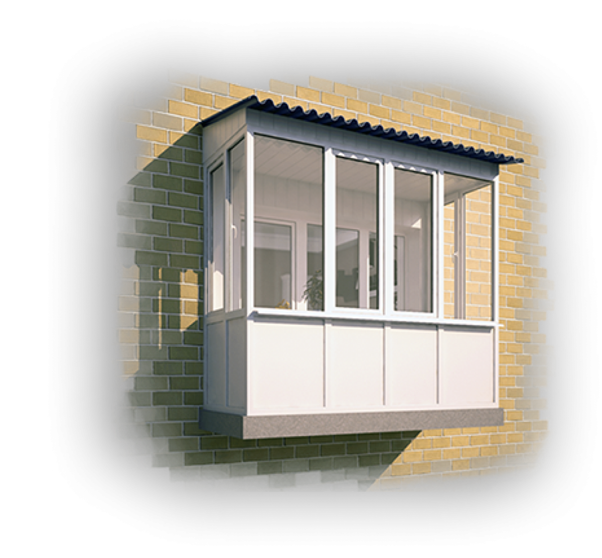 Балкон снаружи