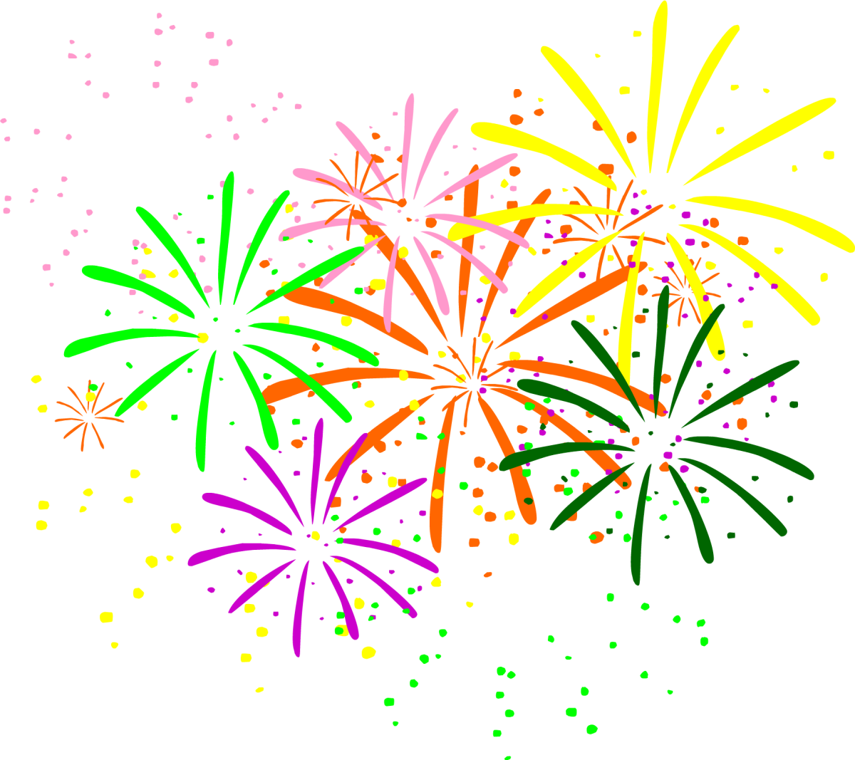 Салют рисунок для детей