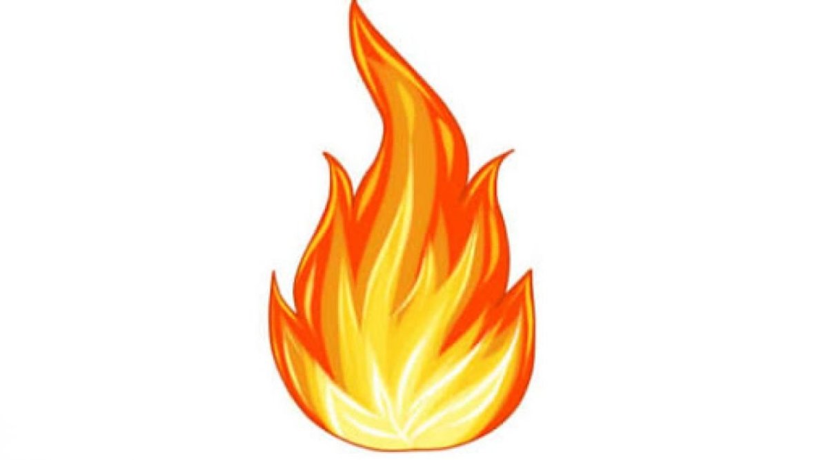 Огонь рисунок