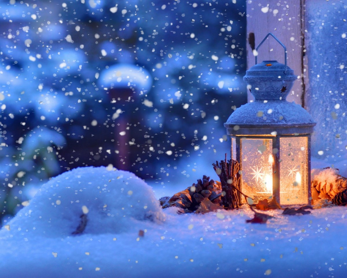 Волшебного зимнего вечера