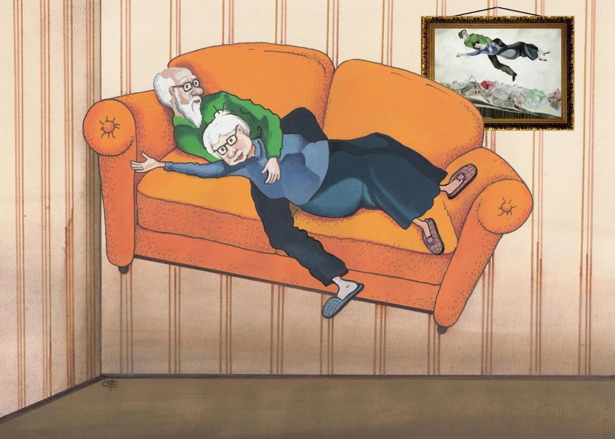 Диван карикатура