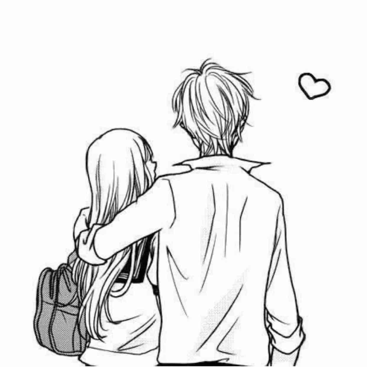 Аниме пары для срисовки