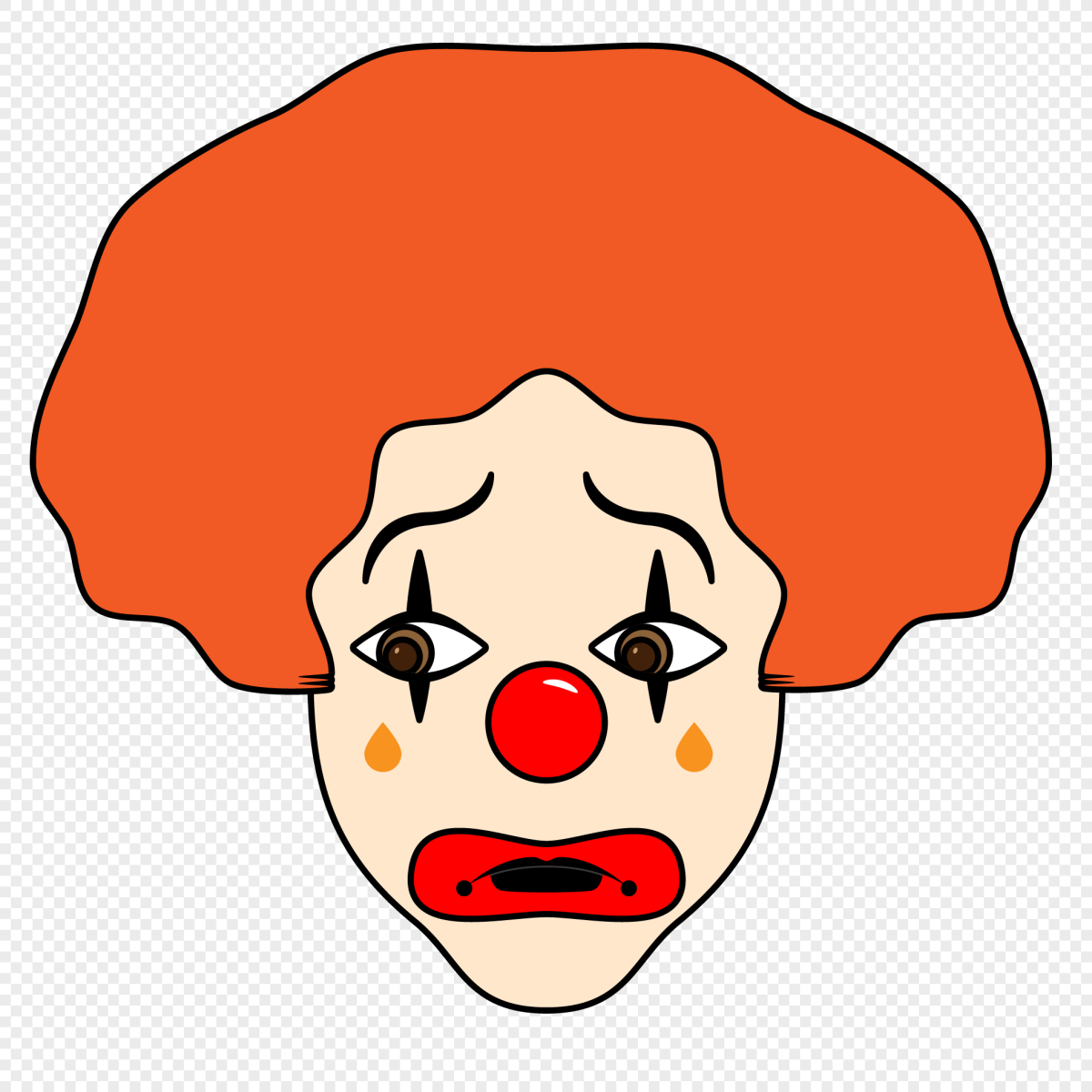 Мордочка клоуна