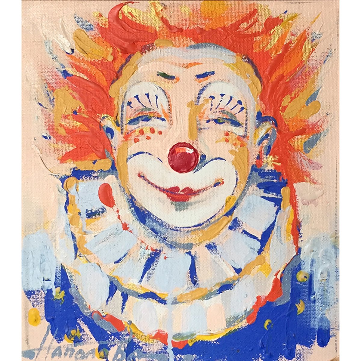 Клоун с разными эмоциями для детей