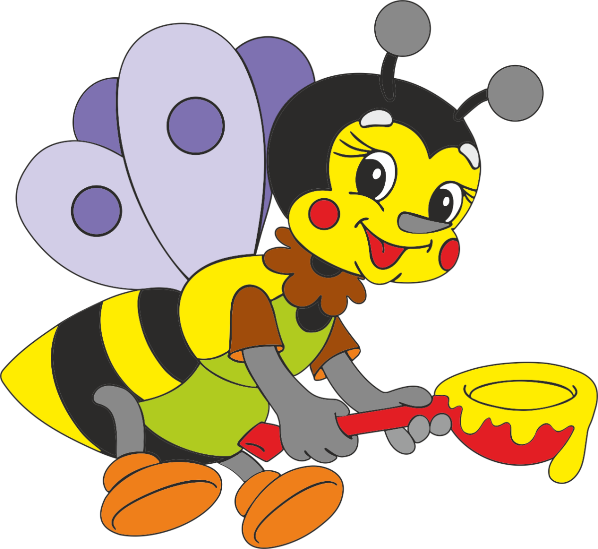 Пчелка на цветочке