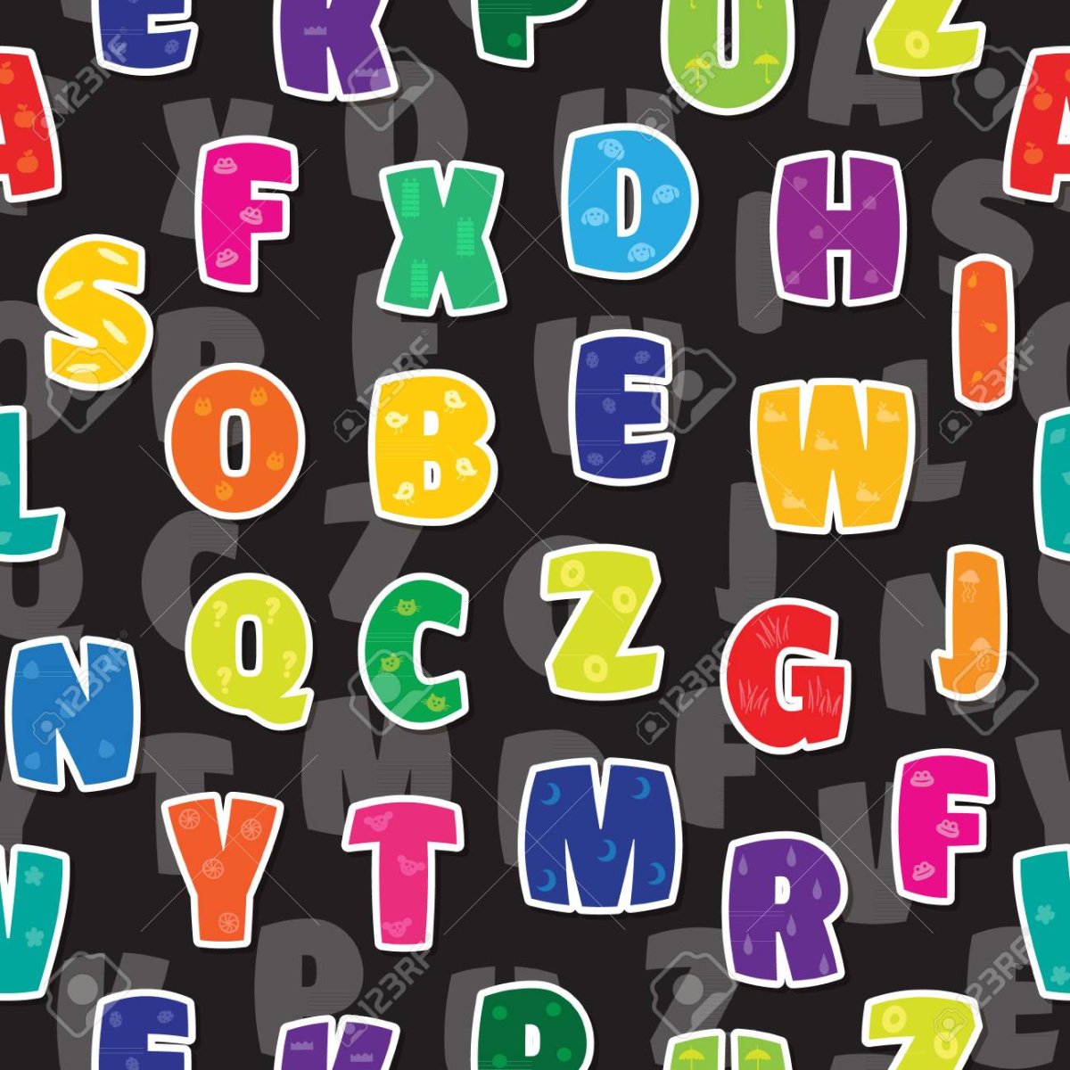 Фон на букв Jr