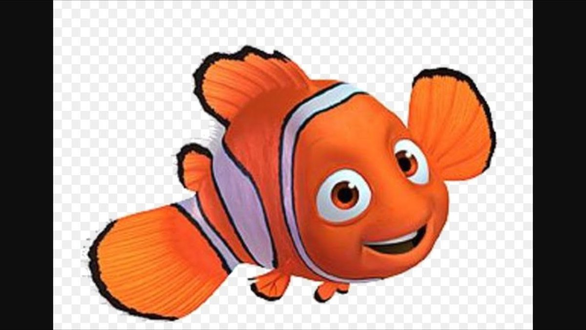 Рыба на белом фоне мультяшная