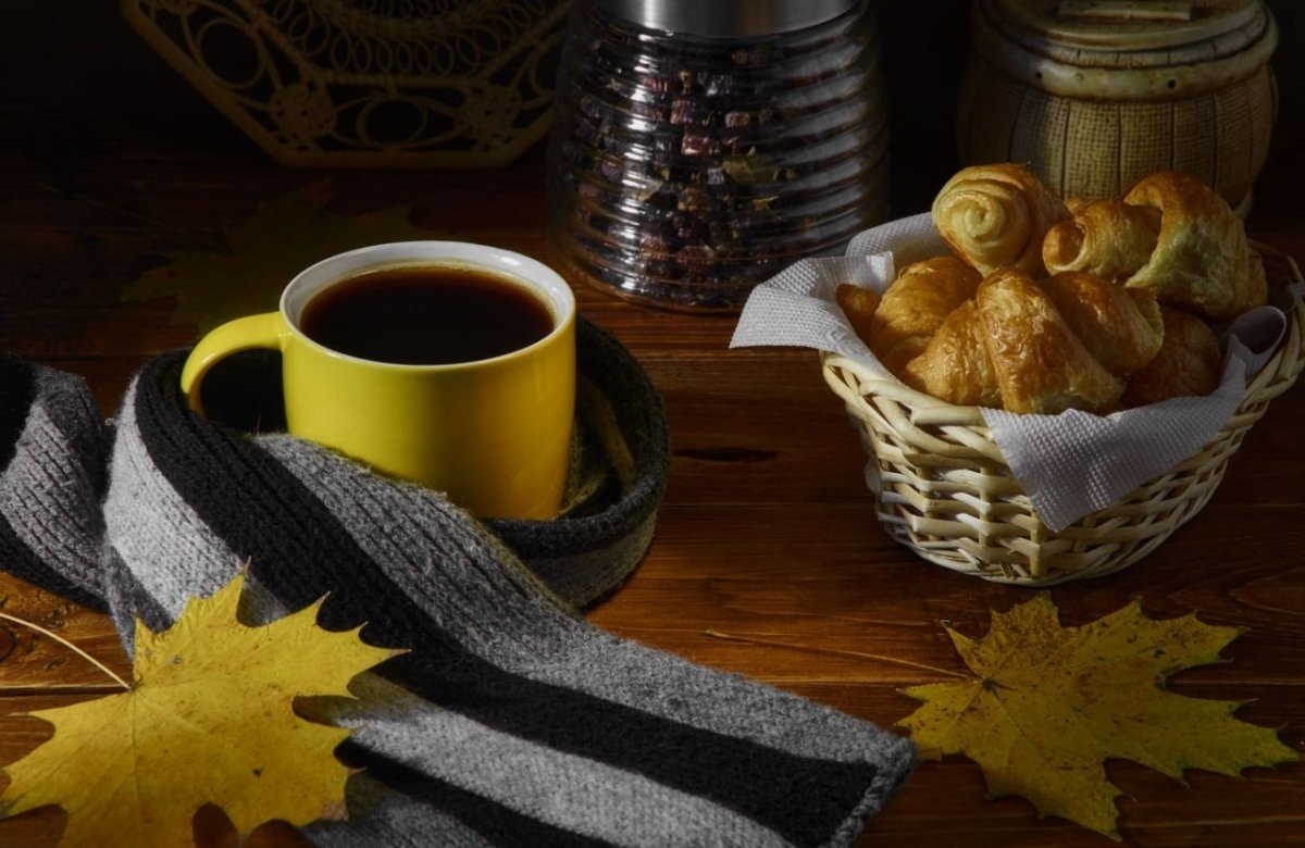 Осень это кофе с корицей