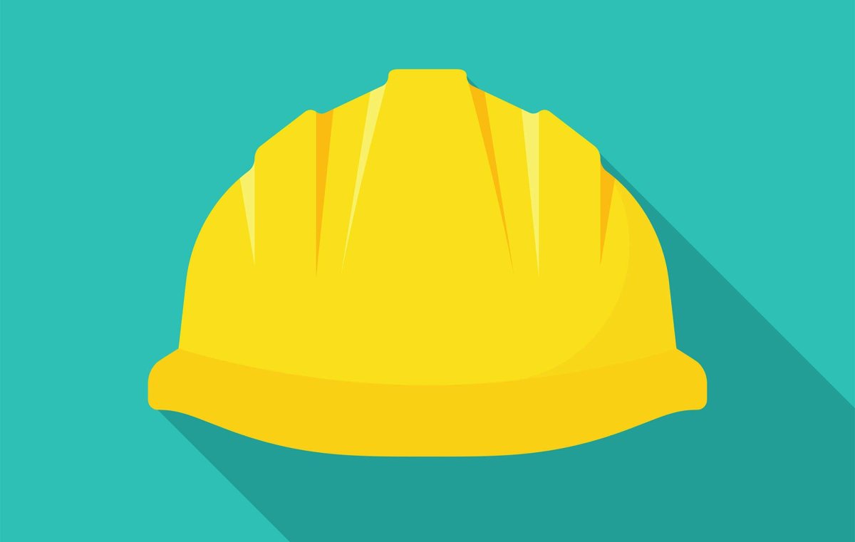 Трафарет на строительную каску