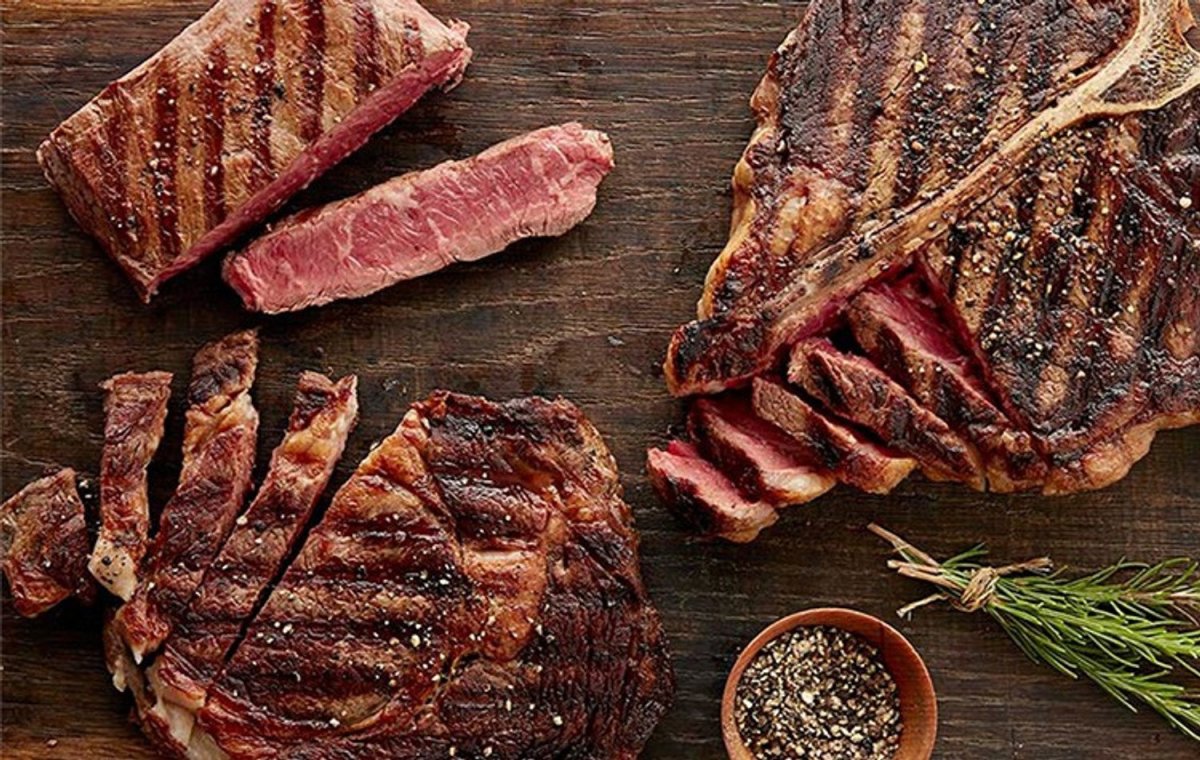 Стейк мраморная говядина Медиум