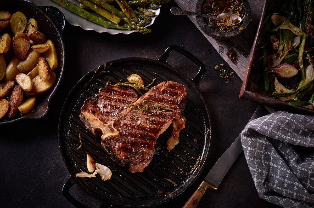 Стейк тибон и Рибай