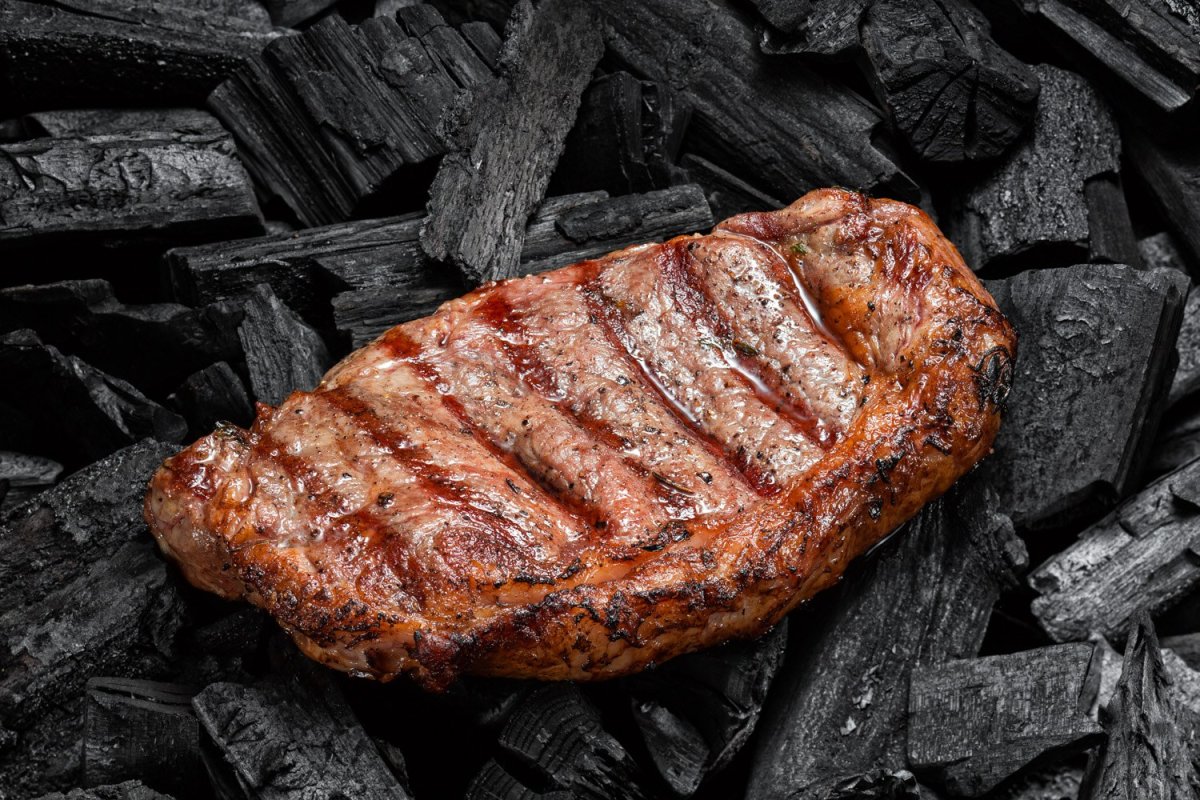 Говядина на углях