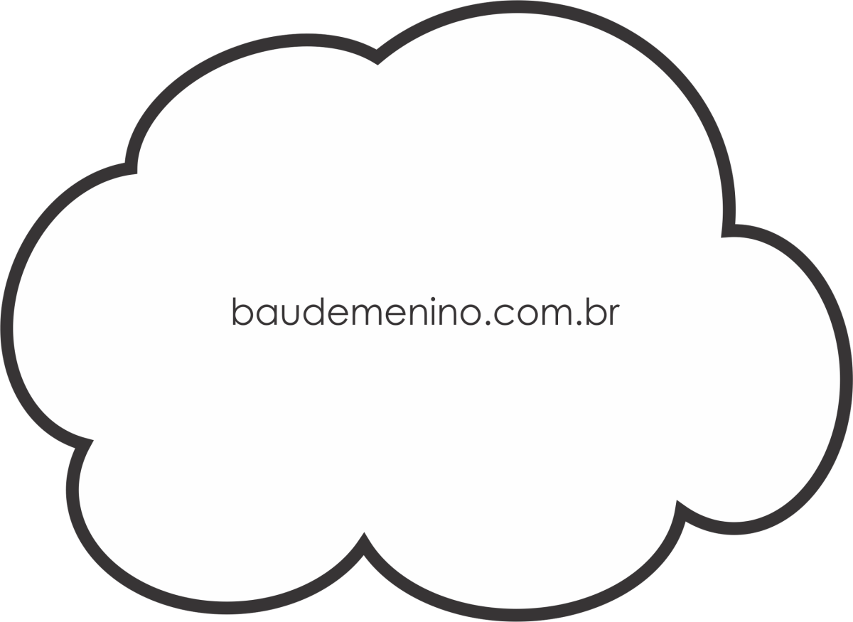 Пряник облако шаблон