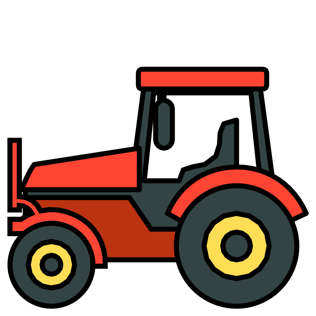 Трактор ЭМОДЖИ