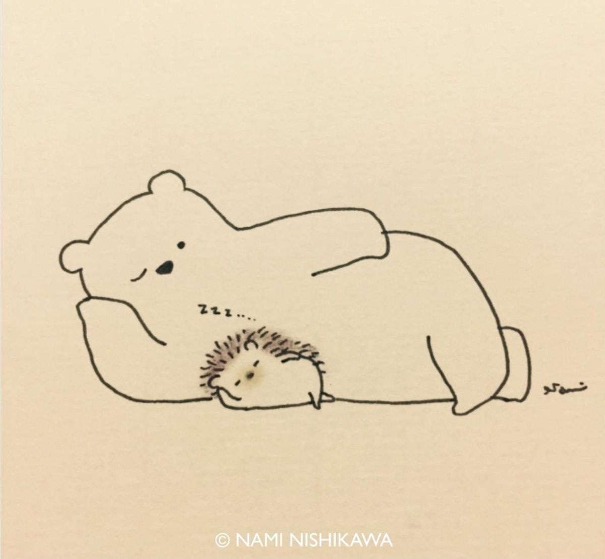 Nami Nishikawa Ежик и медведь