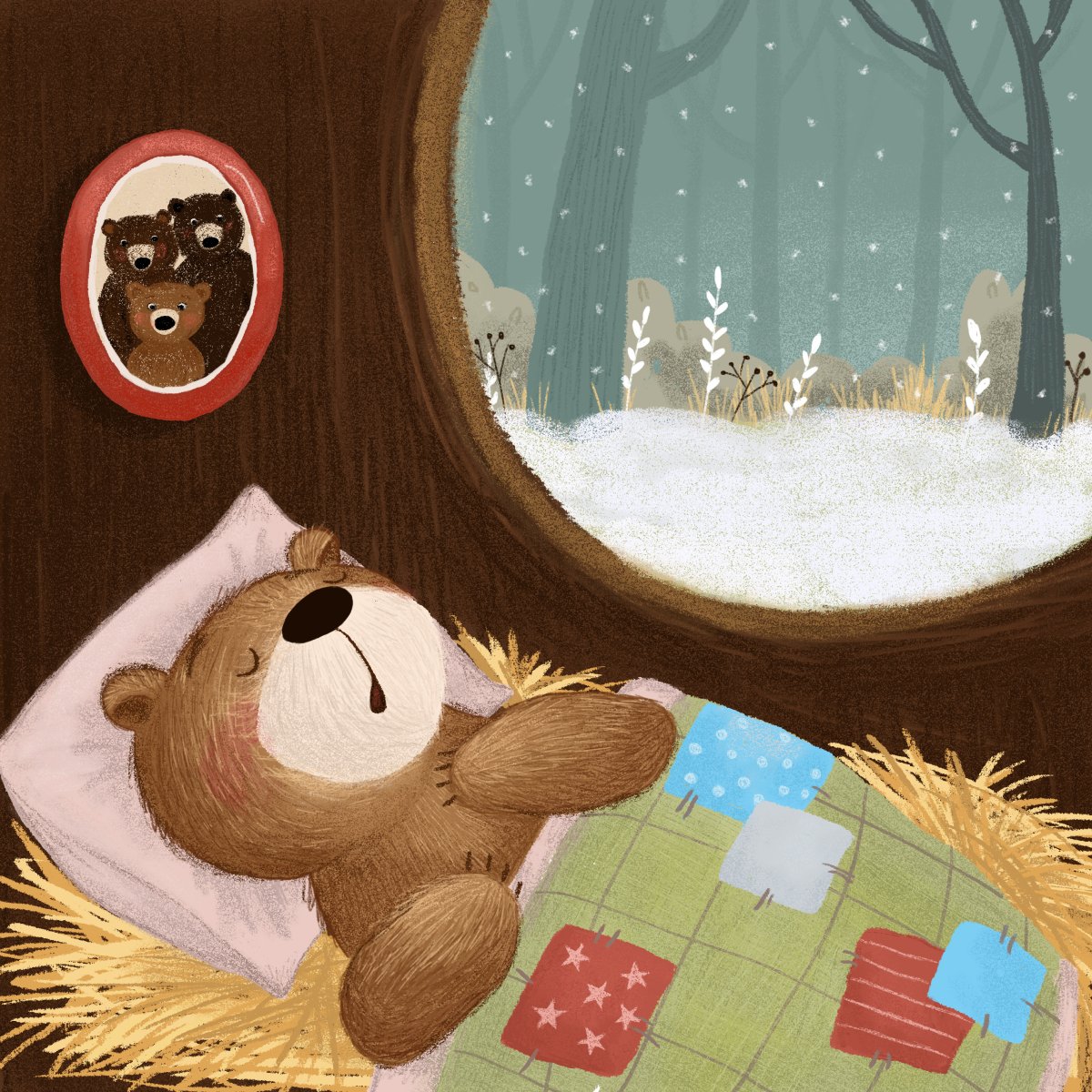 Медведь в спячке