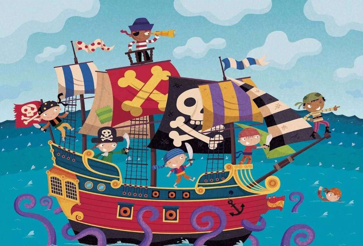 Пиратский корабль для детей