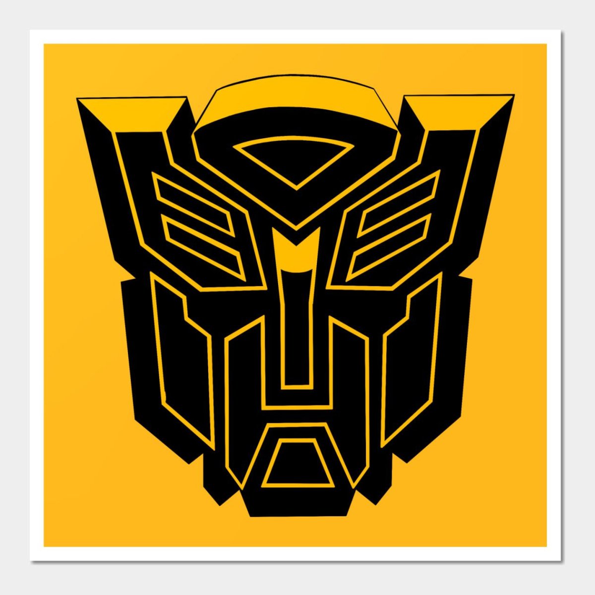 Голова Бамблби трансформеры Прайм