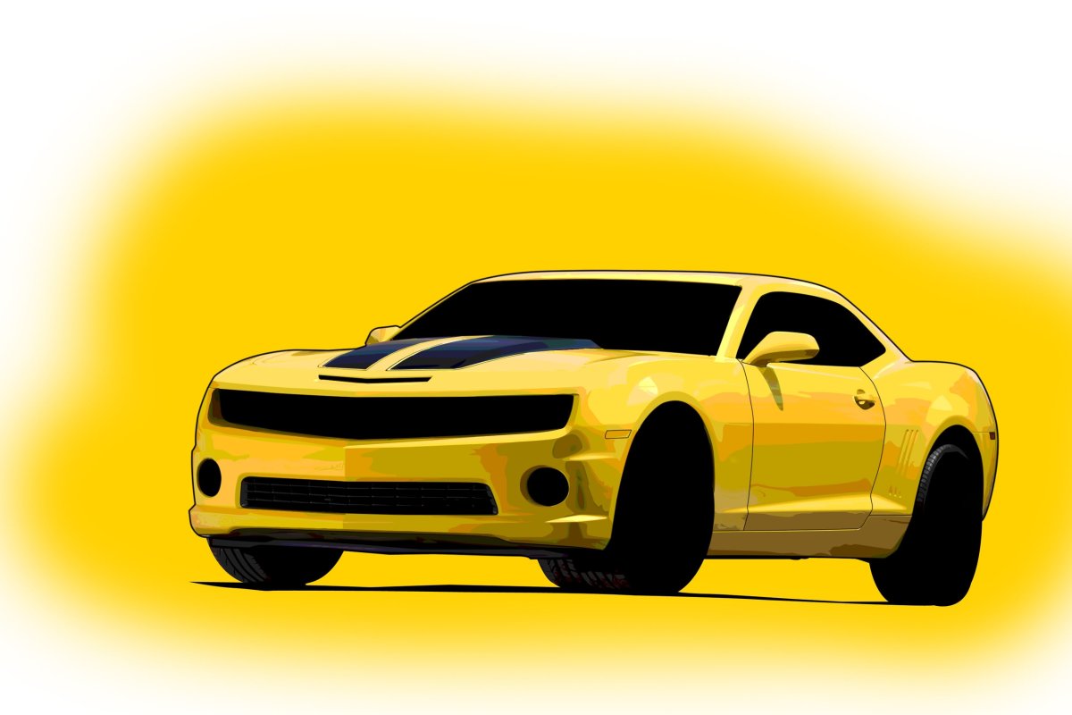 Бамблби машина вектор