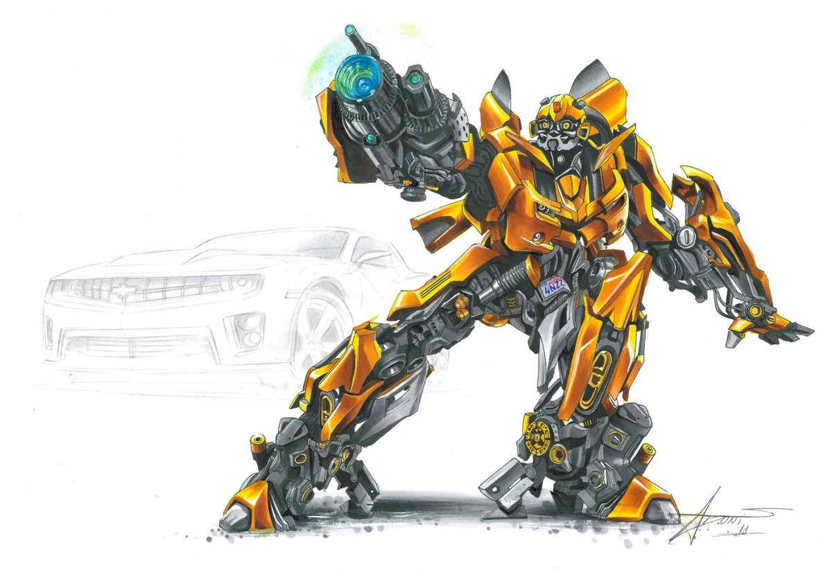 Бамблби рисунок