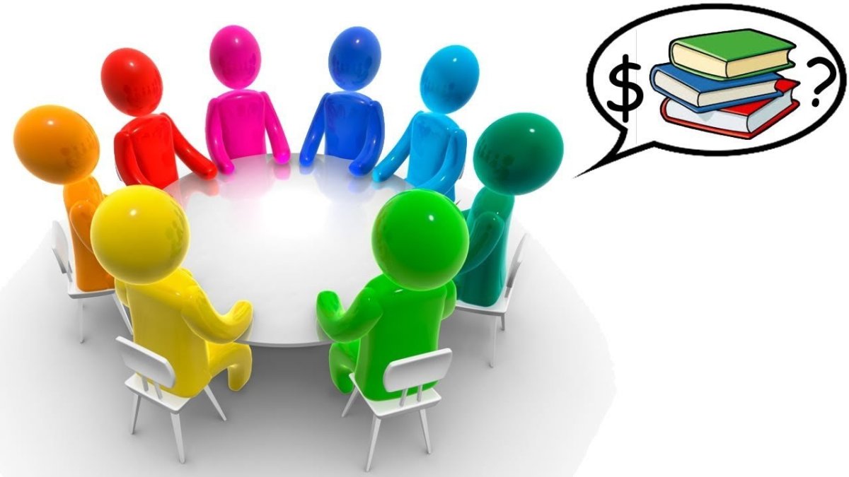 Человечки за столом