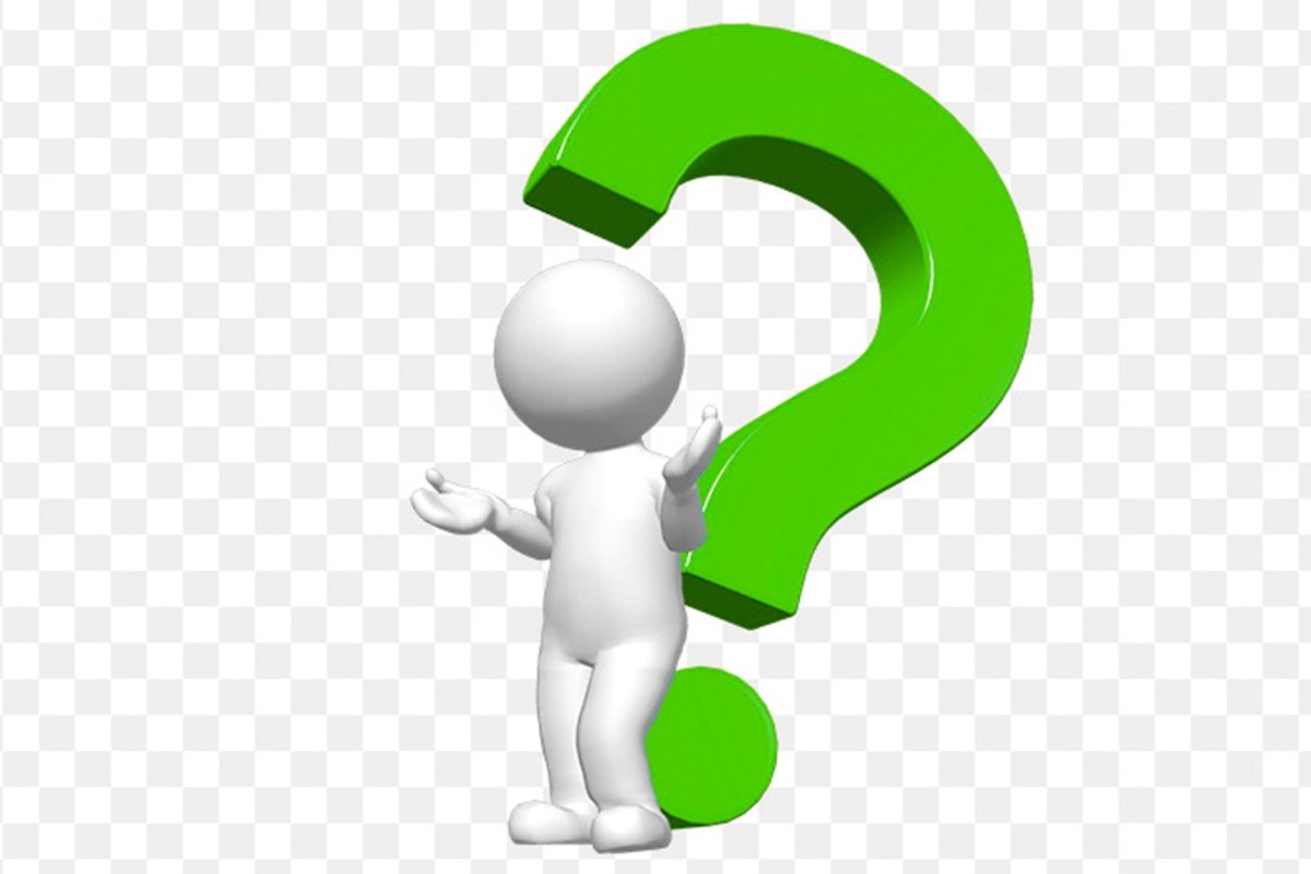 Белый человечек с вопросом