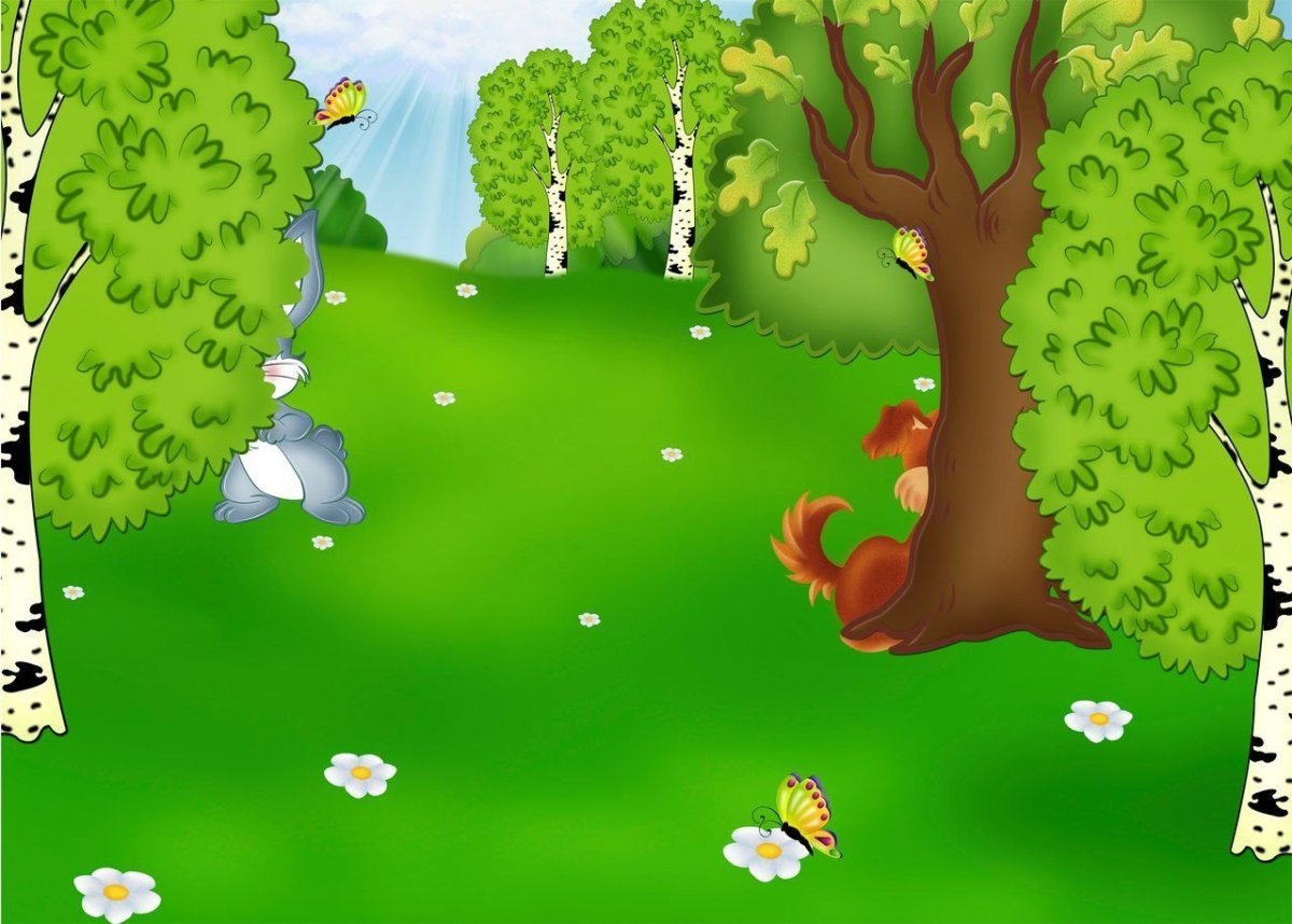 Фон леса для дошкольников