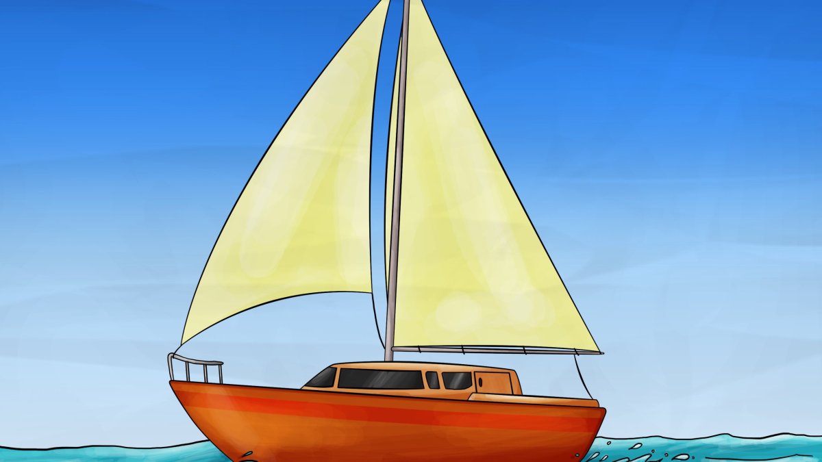 Дети на яхте