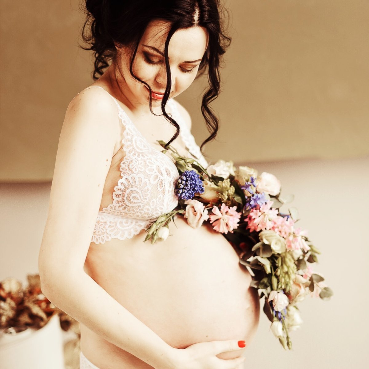 Красивые беременные женщины