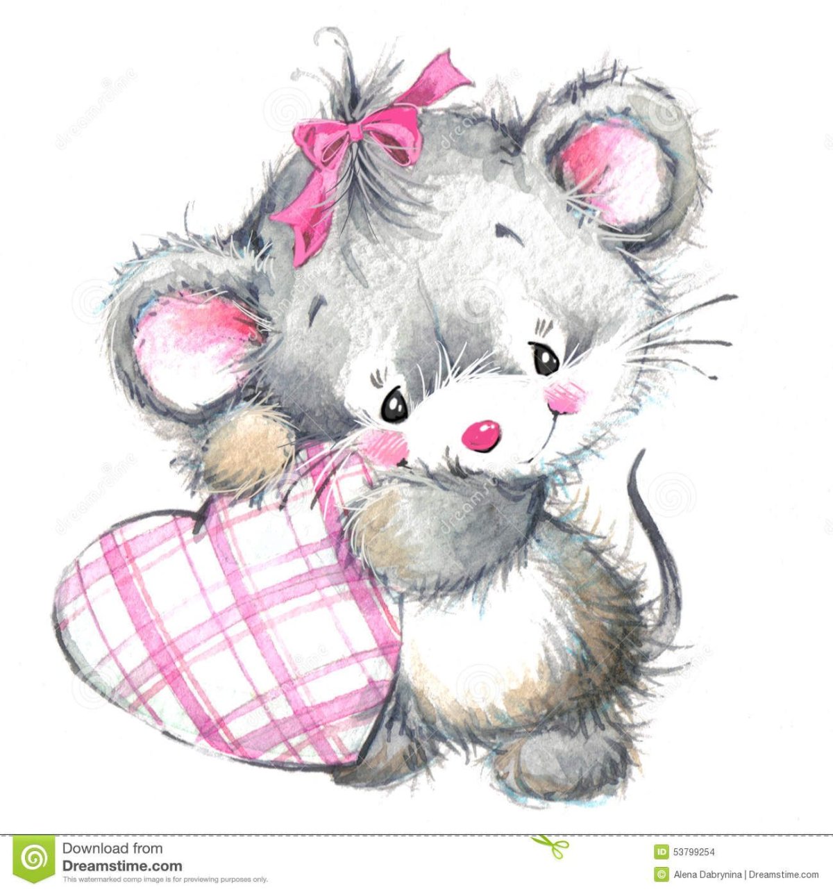 С днем Святого Валентина мышки