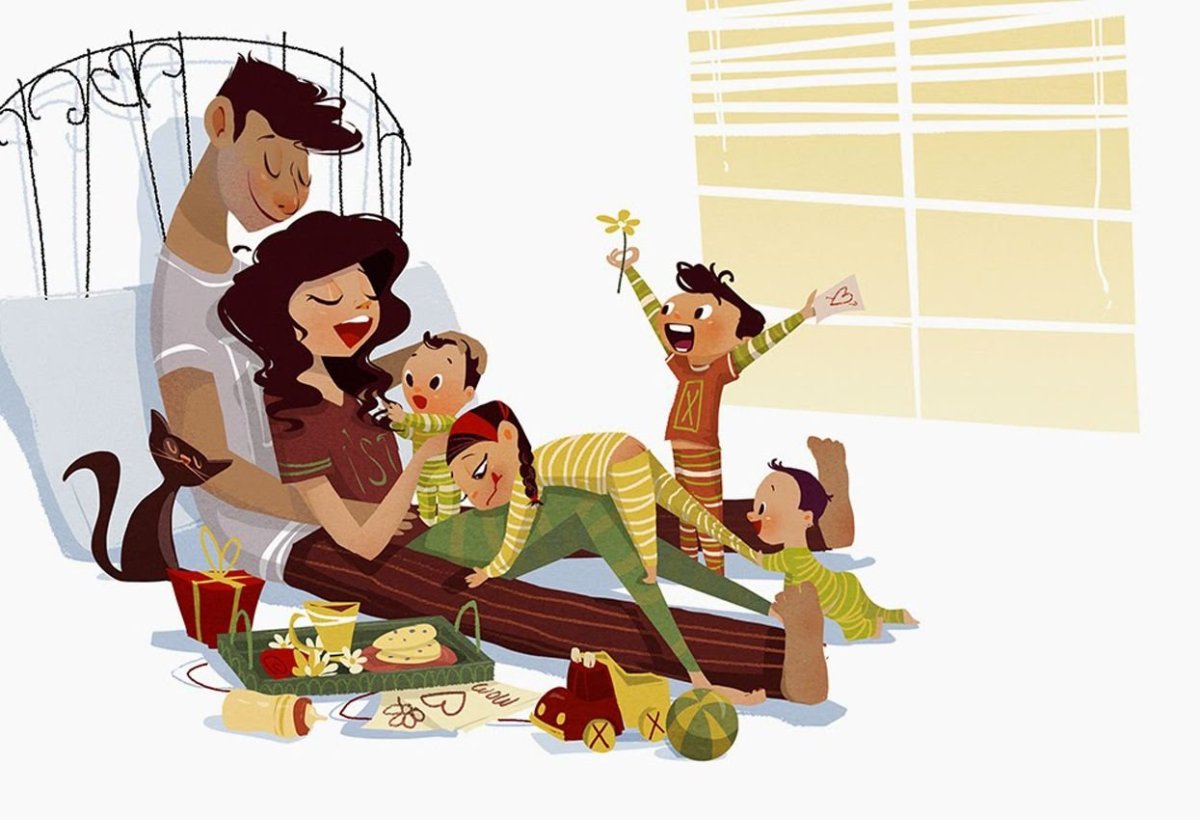 Семья рисунок