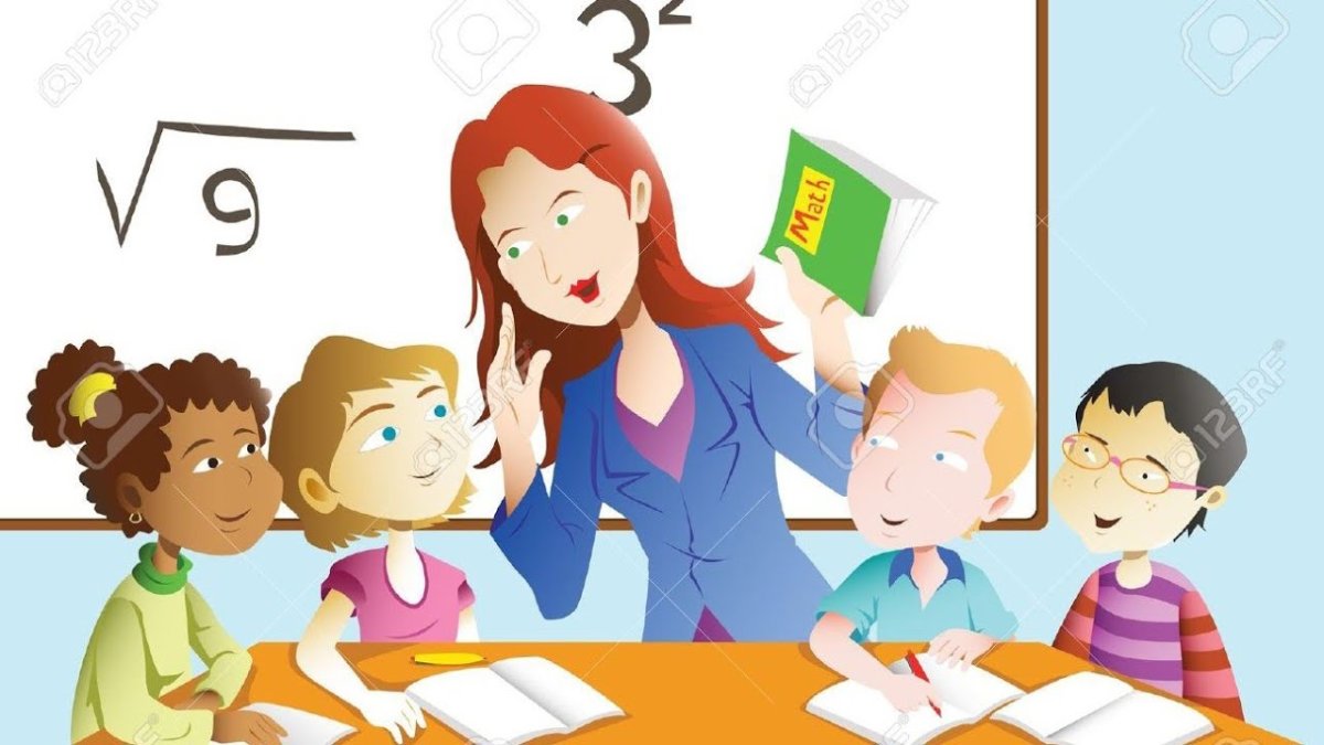 Учитель и ученик иллюстрация