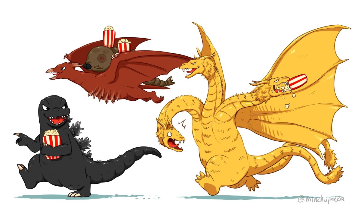 Кинг Гидора и Мотра любовь