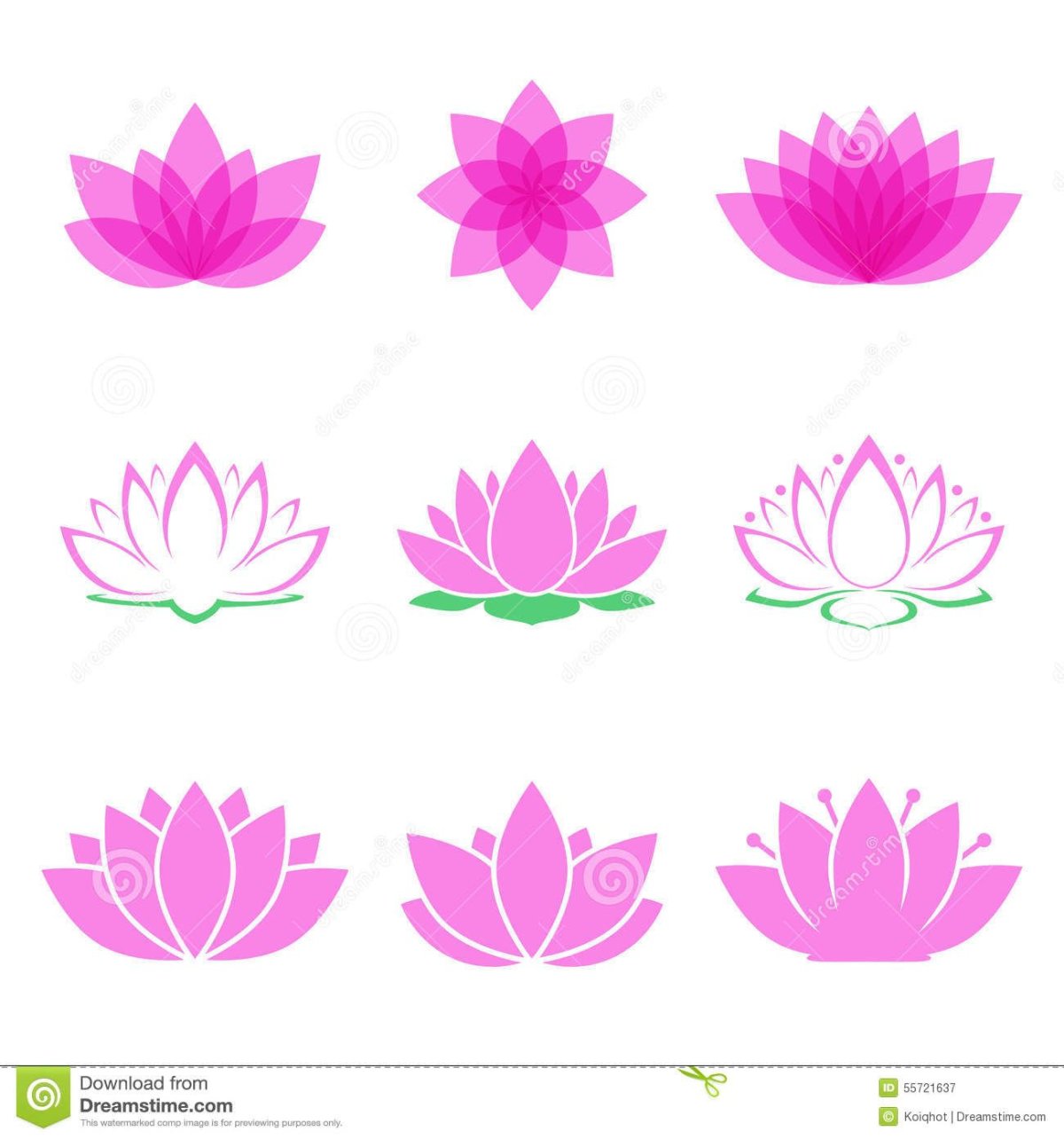 Цветок из набора Лотос s