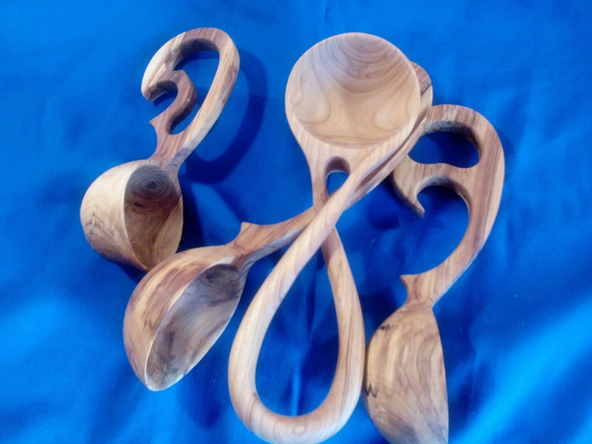 Оригинальные ложки из дерева