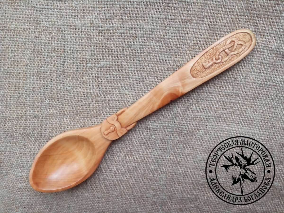 Хохлома ложка