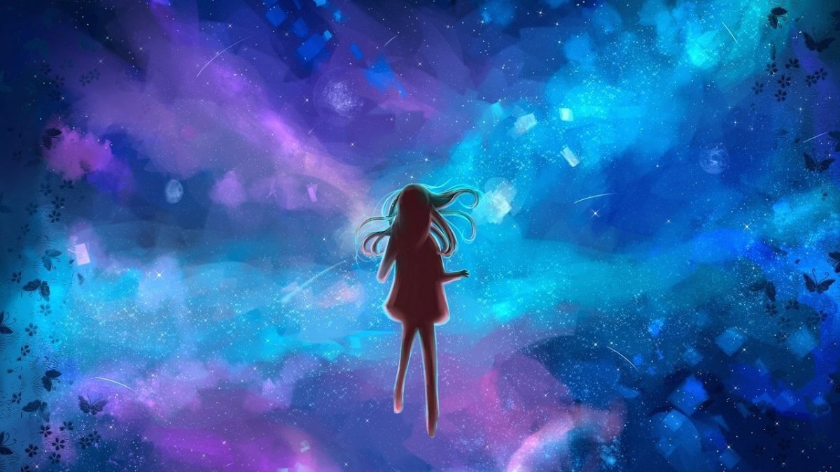 Красивые девочки космос