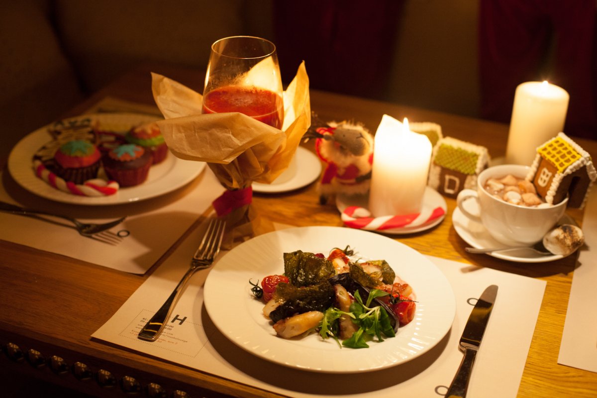 Романтический ужин дома фото