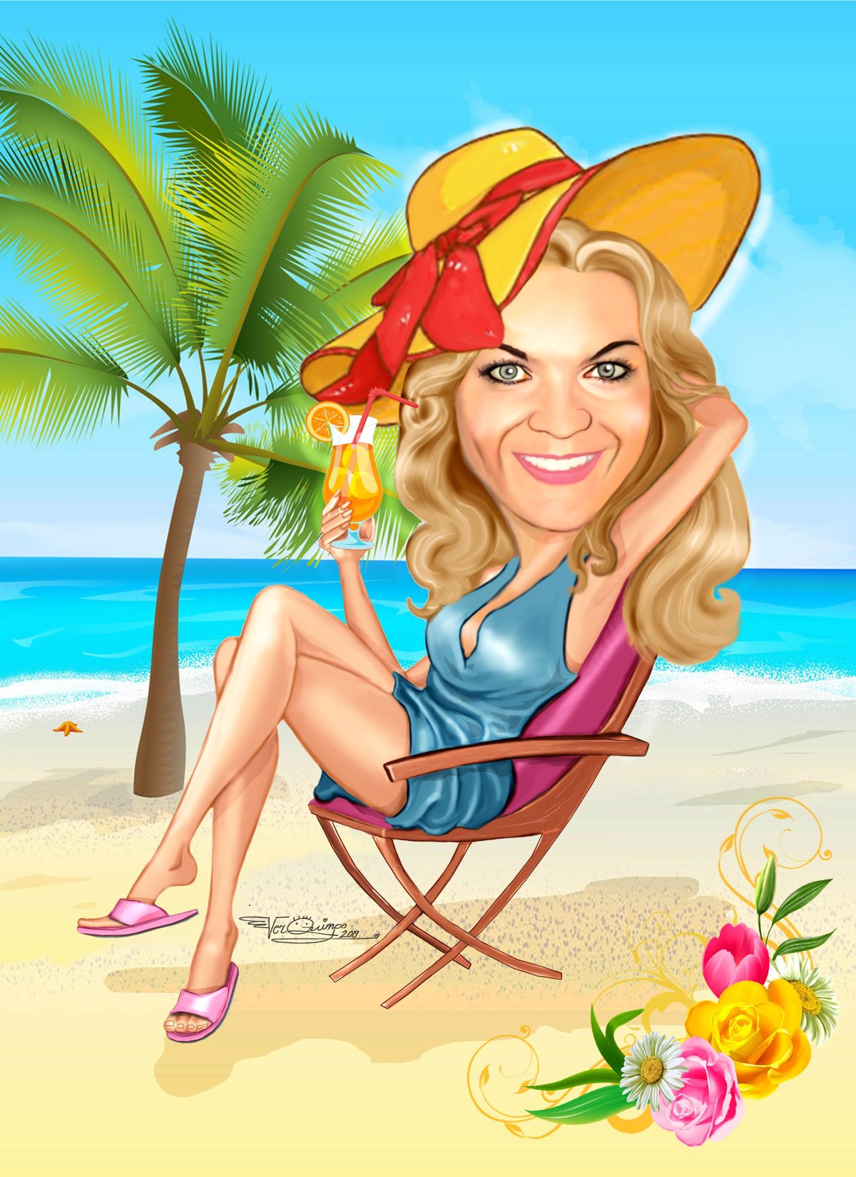 Свадебный шарж