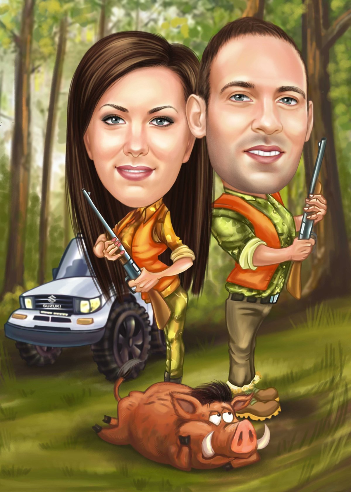 Шарж портрет