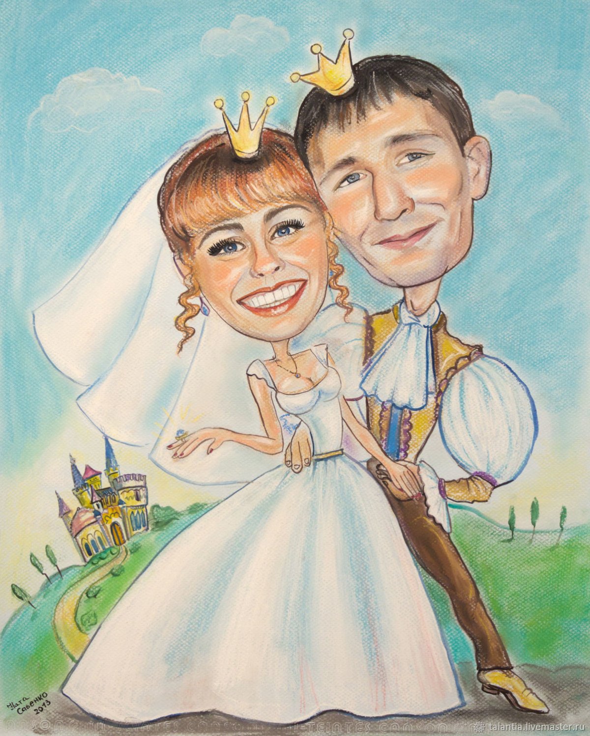 Шарж девушка