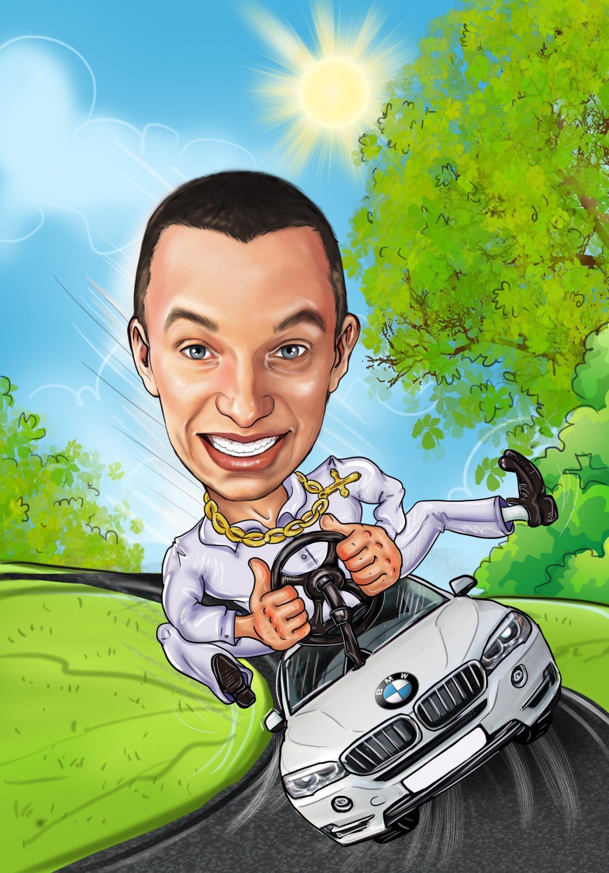 Шарж начальник директор руководитель босс