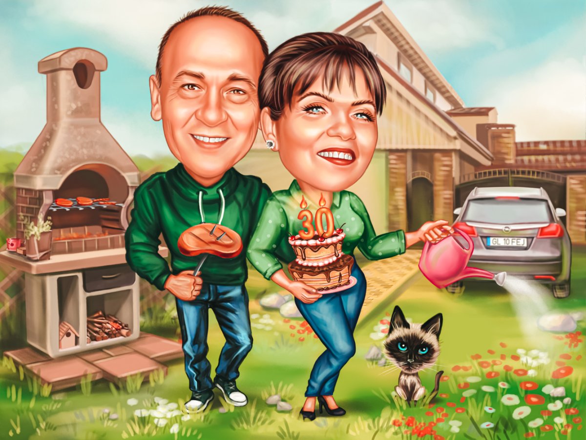 Шарж охотник