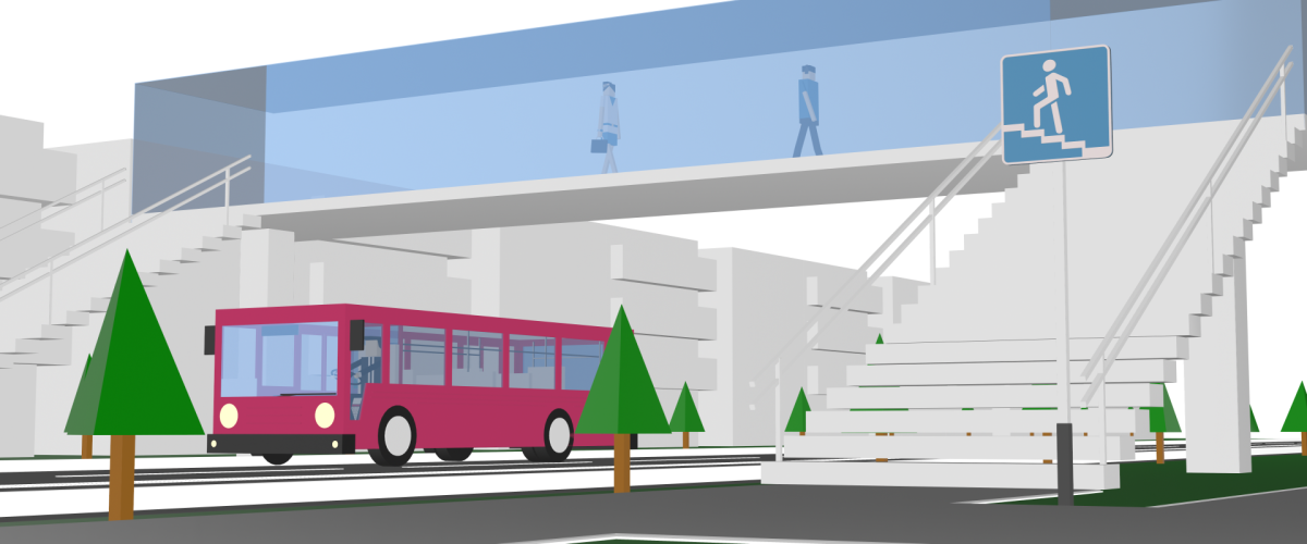 Наземный пешеходный переход знак