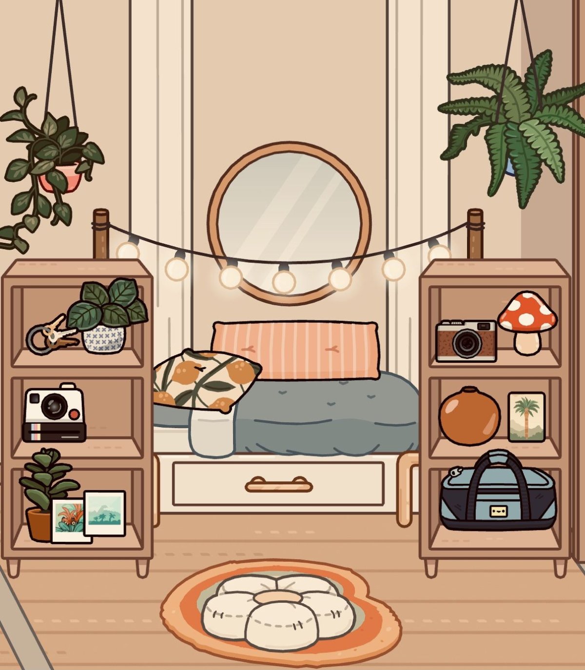 Новогодние комнаты для тока бока спальни