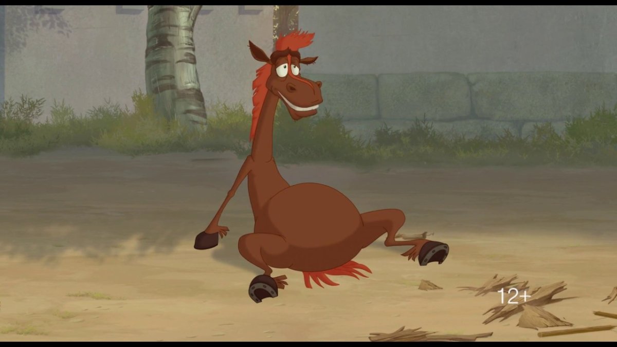 Конь Юлий из мультфильма Алеша Попович