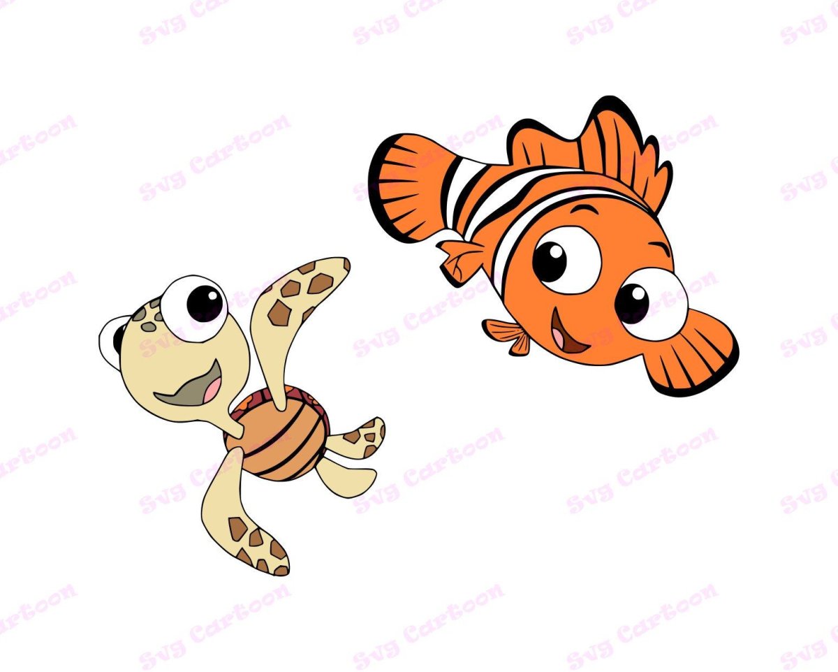 Оранжевая рыба из мультика