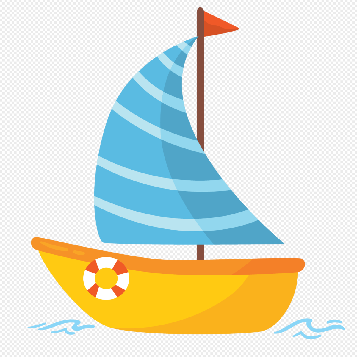 Кораблик мультяшный