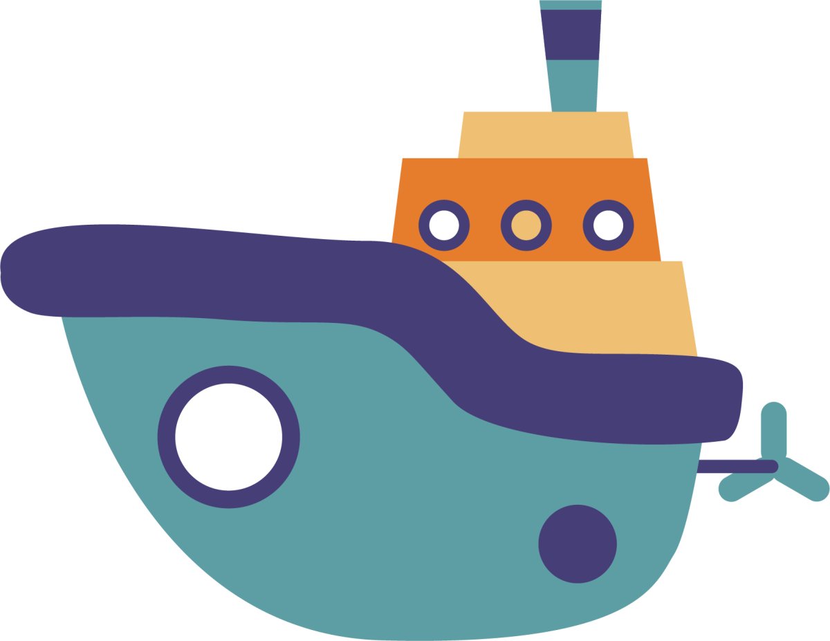 Кораблик картинка для малышей